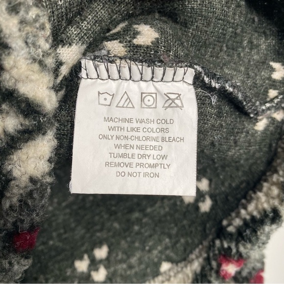 Wrangler COZY soft western, rustic, Santa Fe, zip up fleece size 14/16 - Picture 5 of 7